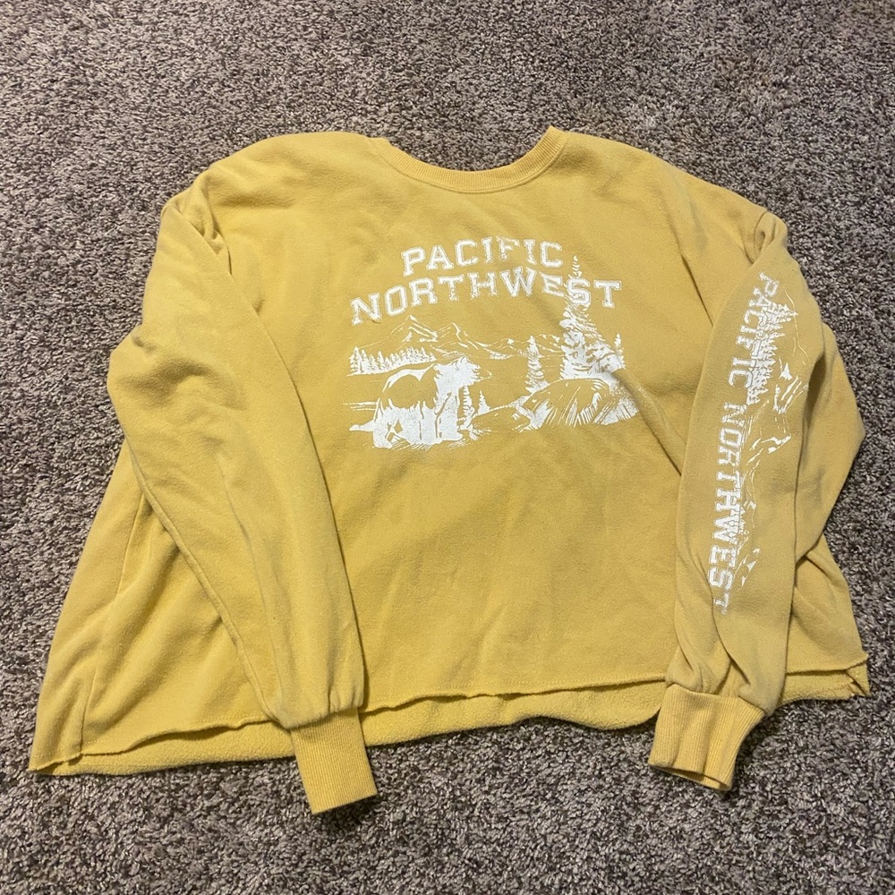 Yellow Pacific Northwest Sweatshirt